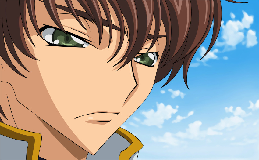 absurdres code_geass highres hitodama_(artist) kururugi_suzaku male morrow morrow_(artist) pixiv