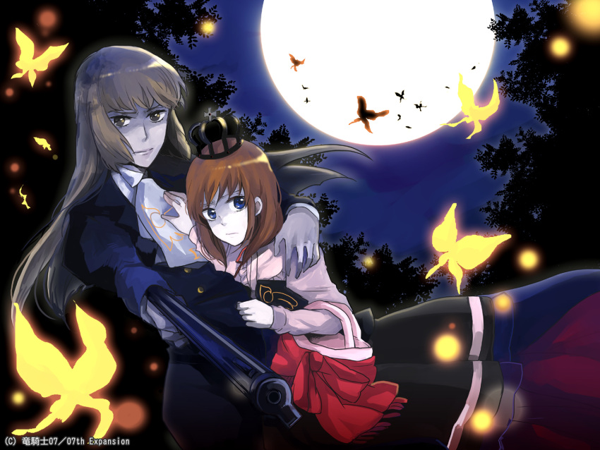 highres hime_cut umineko_no_naku_koro_ni ushiromiya_maria ushiromiya_rosa