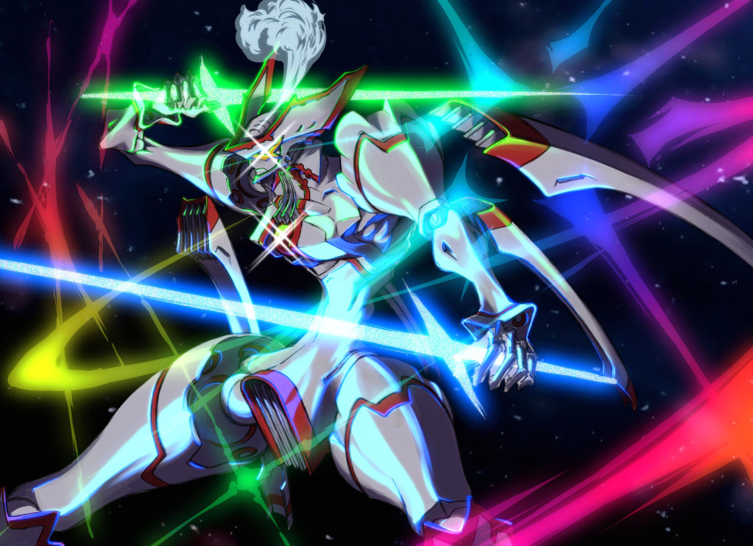 energy_sword highres mecha sparkle star_driver sword tauburn weapon yanushi