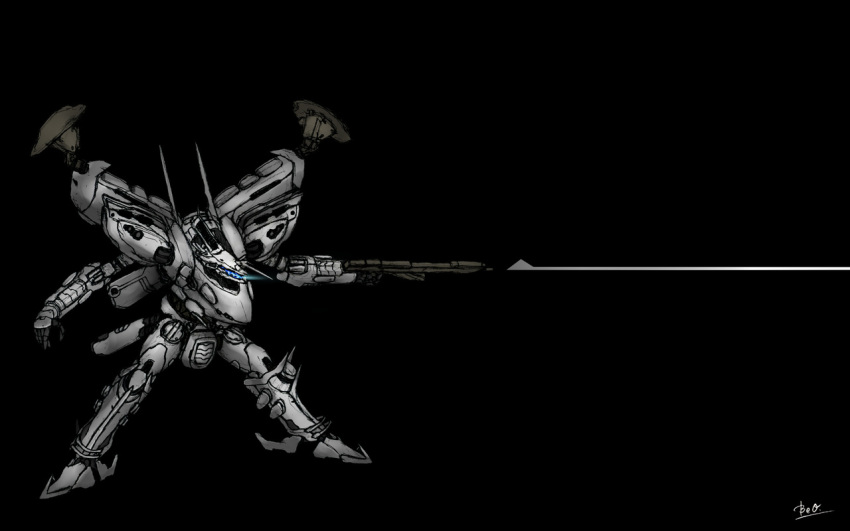 armored_core armored_core:_for_answer gun line_ark missile_launcher rifle white_glint
