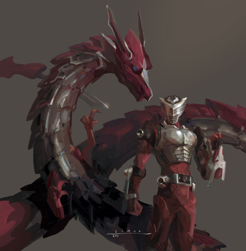 dragon dragreder highres kamen_rider kamen_rider_ryuki kamen_rider_ryuki_(series) simon_(sinom0909)