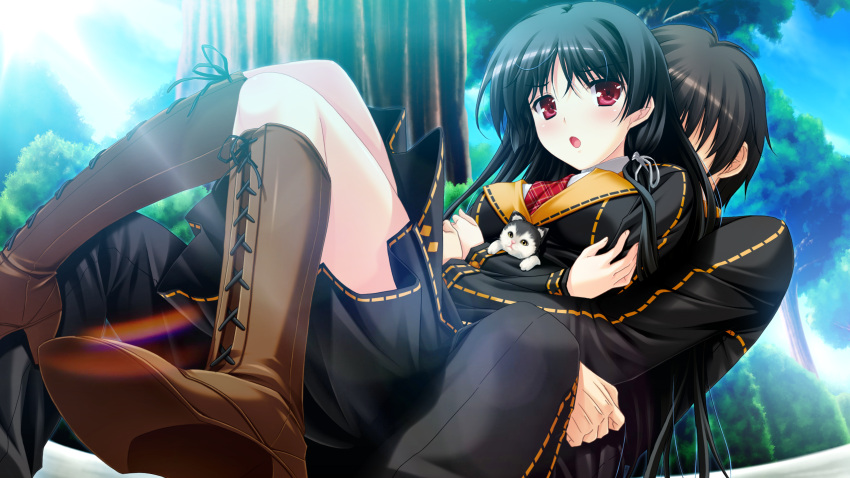 game_cg ichinose_yua makita_maki shinigami_no_testament