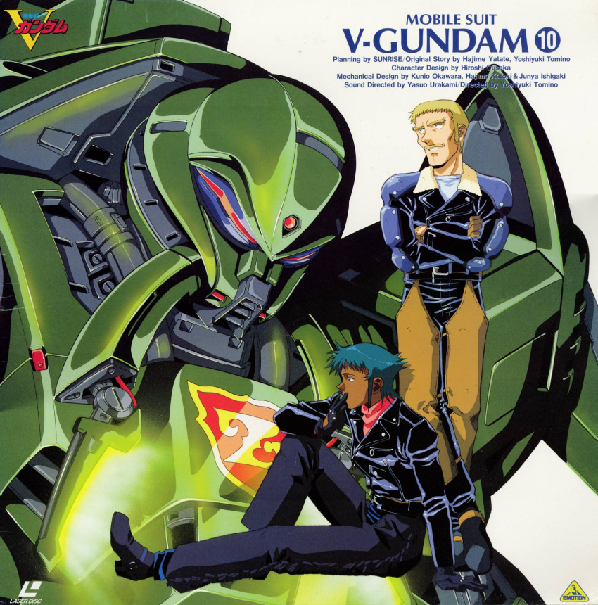 cover gundam highres katoki_hajime mecha official_art victory_gundam