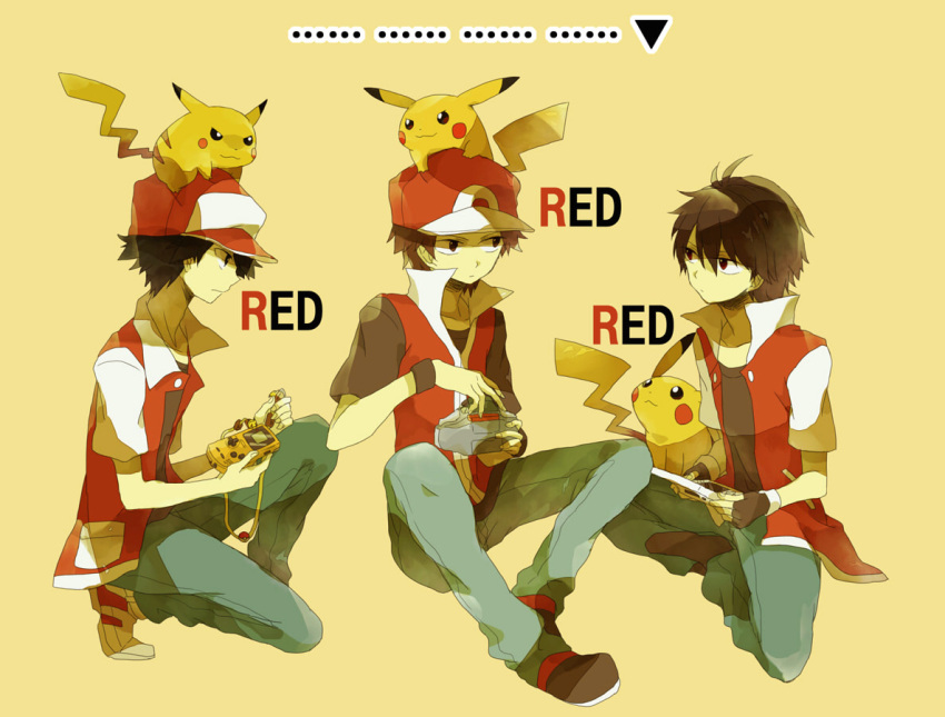hana_(mew) parody pikachu pokemon red_(pokemon)