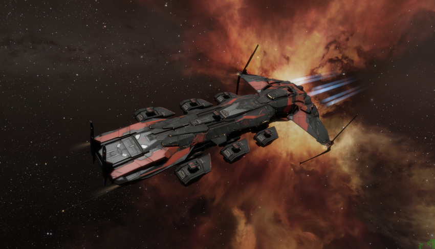 3d absurdres advanced_ship_(eve_online) attack_ship_(eve_online) caldari_state_(eve_online) cloud_background commentary cormorant_(eve_online) daniel_matthews destroyer_(eve_online) english_commentary eve_online flying highres kaalakiota_corporation_(eve_online) light_missile_launcher_(eve_online) military_vehicle missile missile_pod nebula no_humans official_art outdoors photoshop_(medium) radio_antenna realistic science_fiction small_module_(eve_online) space spacecraft spacecraft_turret star_(sky) starry_sky_background tackler_(eve_online) tech_2_ship_(eve_online) vehicle_focus