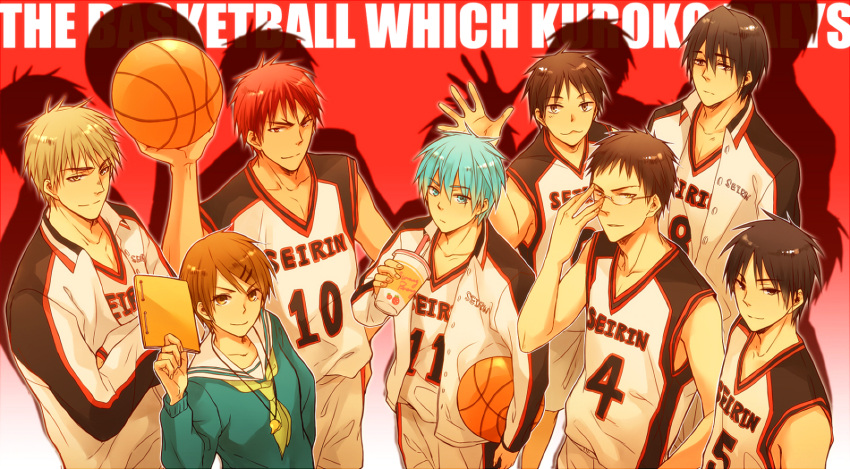 aida_riko ck hyuuga_junpei izuki_shun kagami_taiga kiyoshi_teppei koganei_shinji kuroko_no_basket kuroko_tetsuya mitobe_rinnosuke