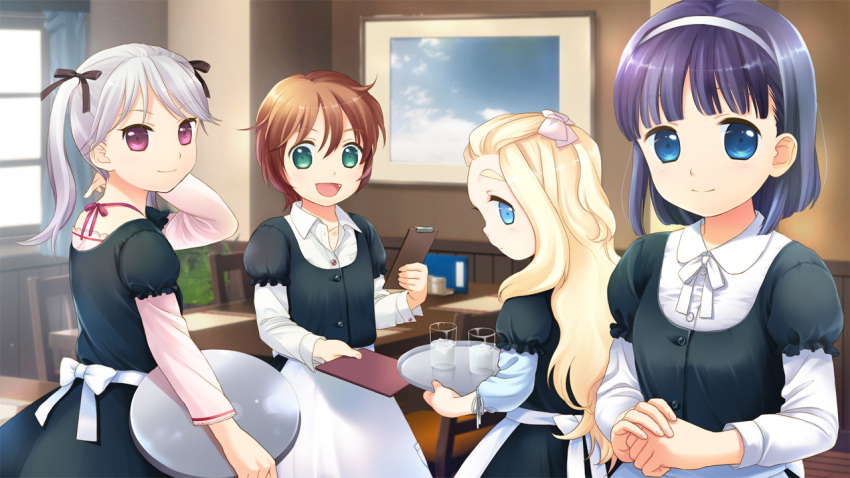 elen_mass fiona_washburn game_cg group mass_elen meg_(sweet_robin_girl) primrose_springvale sekiya_asami short_hair sweet_robin_girl tagme waitress washburn_fiona