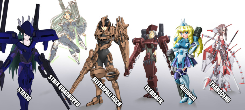 ambient armored_core armored_core:_for_answer feedback hier mecha_musume reiterpallasch stasis strix_quadruped transcend