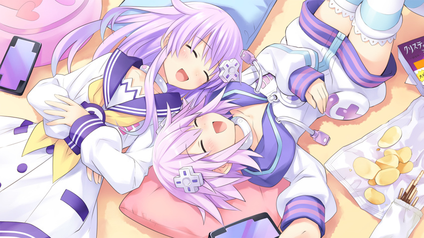 game_cg hyperdimension_neptunia_mk2 nepgear neptune_(choujigen_game_neptune) tsunako