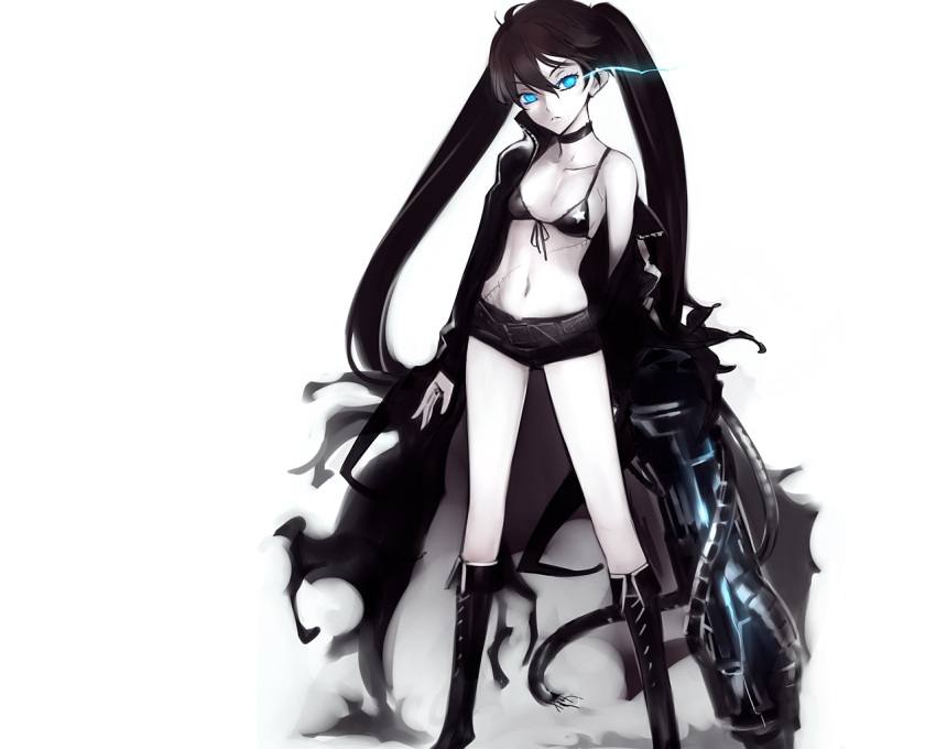 black_rock_shooter black_rock_shooter_(character) nishieda tagme white