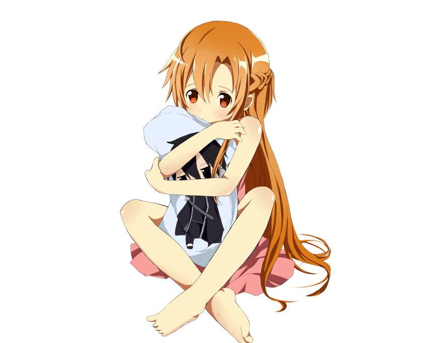 artist_request jpeg_artifacts kirigaya_kazuto long_hair sword_art_online tagme_(artist) yuuki_asuna