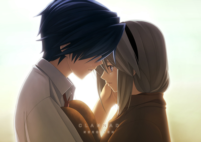 clannad okazaki_tomoya sakagami_tomoyo tagme tears