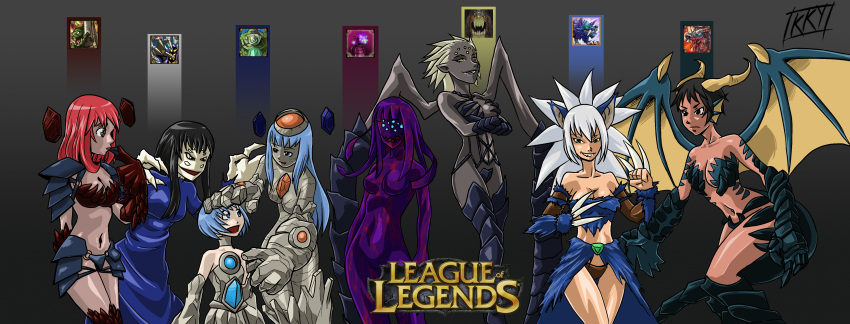 baron_nashor dragon league_of_legends monster_girl personification