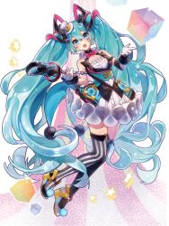 hatsune miku from magical mirai (vocaloid)