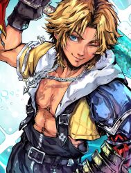 tidus from final fantasy by kuroiitulip