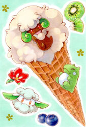 cottonee from pokemon by yuka (yukaaaaaaa0705)