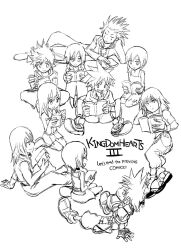 axel (kingdom hearts) from kingdom hearts by amano shiro
