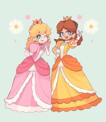 princess daisy from super mario bros. by min dei bae