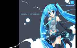 hatsune miku from vocaloid by mitha