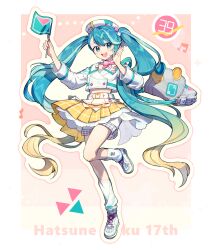 hatsune miku from magical mirai (vocaloid)