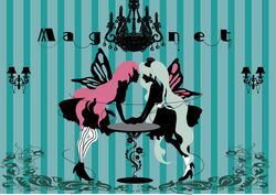 hatsune miku from magnet (vocaloid)