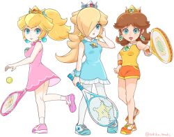 princess daisy from mario tennis by sasaki sakiko