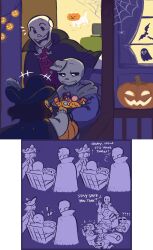 chara (undertale) from halloween by symphysins