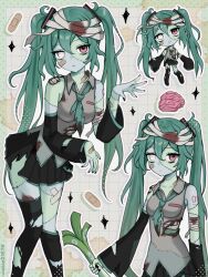 hatsune miku from vocaloid by vickie (cryingrobot)
