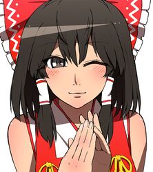hakurei reimu from touhou by sivay