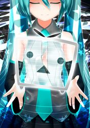hatsune miku from nico nico douga by dangan neko
