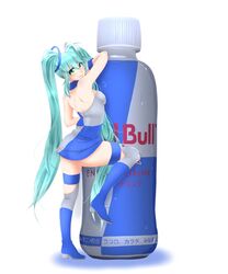 hatsune miku from red bull by nokko