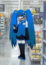 hatsune miku from vocaloid
