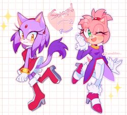 amy rose from sonic (series)