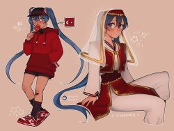 hatsune miku from vocaloid