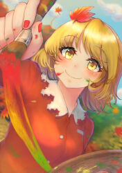 aki shizuha from touhou by luke (kyeftss)
