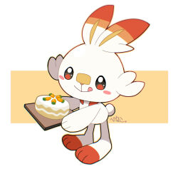 scorbunny from pokemon by hinako iroiro