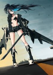 black rock shooter (character) from black rock shooter