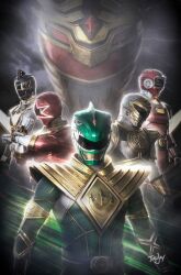 green ranger from boom! studios by tokujay