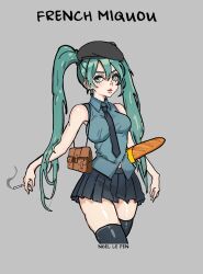hatsune miku from vocaloid