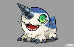 drimogemon from digimon by sinobali