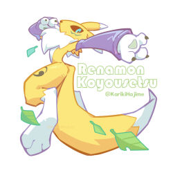 renamon from digimon by kariki hajime
