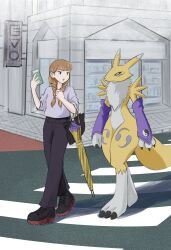 makino ruki from digimon by mas square