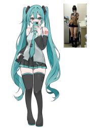 hatsune miku from vocaloid
