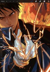 roy mustang from fullmetal alchemist
