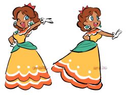 princess daisy from super mario bros.