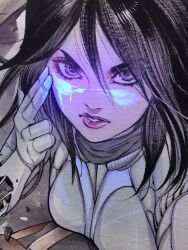 alita from battle angel alita by blacklight