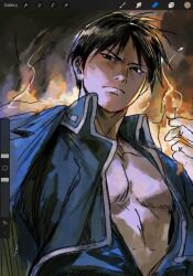 roy mustang from fullmetal alchemist