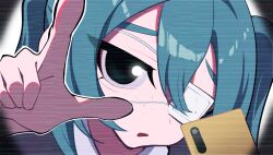 hatsune miku from monitoring (vocaloid)
