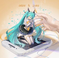 hatsune miku from odds & ends (vocaloid)