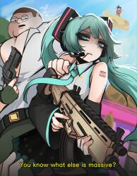 hatsune miku from dragon ball by mikuneki